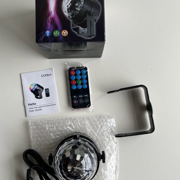 Remote Control LED Party Light Mini Disco Light - Picture 2 of 6